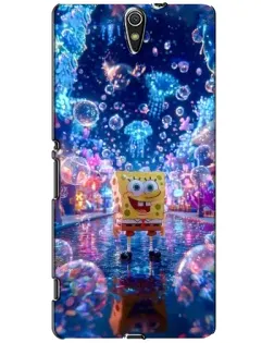 Чехол для Sony Xperia C5 Ultra (E5533, E5563, E5506, E5553) с картинкой «Неоновый океан»