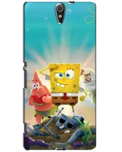Чехол для Sony Xperia C5 Ultra (E5533, E5563, E5506, E5553) с картинкой «Спанч Боб победитель»