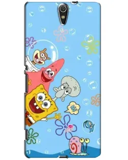 Чехол для Sony Xperia C5 Ultra (E5533, E5563, E5506, E5553) с картинкой «Веселые пузырьки»
