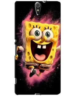 Чехол для Sony Xperia C5 Ultra (E5533, E5563, E5506, E5553) с картинкой «Взрывной Спанч Боб»