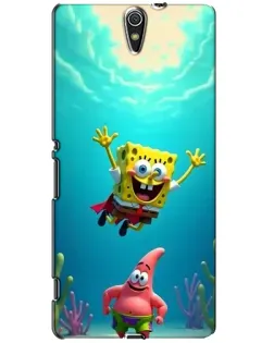 Чехол для Sony Xperia C5 Ultra (E5533, E5563, E5506, E5553) с картинкой «Спанч Боб под водой» Чехол для Sony Xperia C5 Ultra (E5533, E5563, E5506, E5553) с картинкой «Спанч Боб под водой»