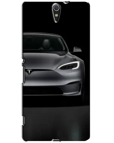 Чехол для Sony Xperia C5 Ultra (E5533, E5563, E5506, E5553) с картинкой «Tesla Model S Look»