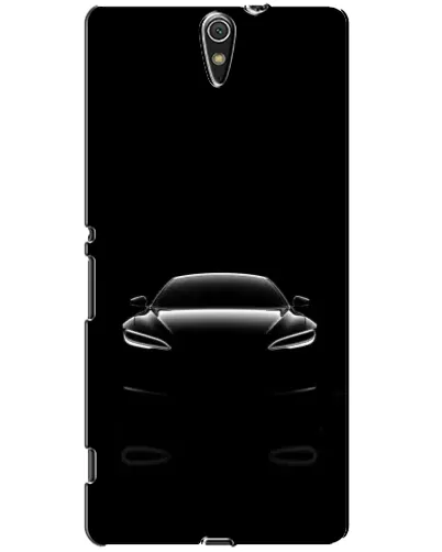 Чехол для Sony Xperia C5 Ultra (E5533, E5563, E5506, E5553) с картинкой «Силуэт Tesla Night»