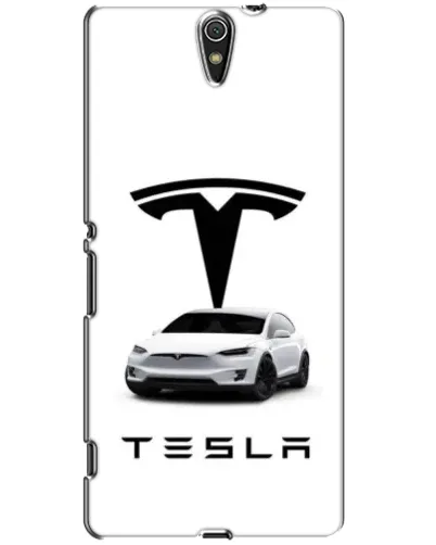 Чехол для Sony Xperia C5 Ultra (E5533, E5563, E5506, E5553) с картинкой «Tesla White Style»