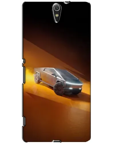 Чехол для Sony Xperia C5 Ultra (E5533, E5563, E5506, E5553) с картинкой «Cybertruck в пустыне»
