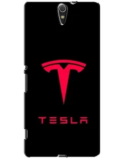 Чехол для Sony Xperia C5 Ultra (E5533, E5563, E5506, E5553) с картинкой «Tesla Red Logo» Чехол для Sony Xperia C5 Ultra (E5533, E5563, E5506, E5553) с картинкой «Tesla Red Logo»
