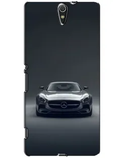 Чехол для Sony Xperia C5 Ultra (E5533, E5563, E5506, E5553) с картинкой «Mercedes на черном»