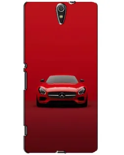 Чехол для Sony Xperia C5 Ultra (E5533, E5563, E5506, E5553) с картинкой «Красный Mercedes AMG»