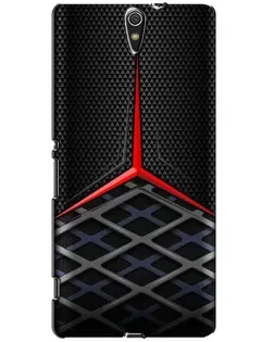 Чехол для Sony Xperia C5 Ultra (E5533, E5563, E5506, E5553) с картинкой «Mercedes Carbon Grid»