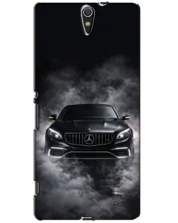 Чехол для Sony Xperia C5 Ultra (E5533, E5563, E5506, E5553) с картинкой «Mercedes в дыму»