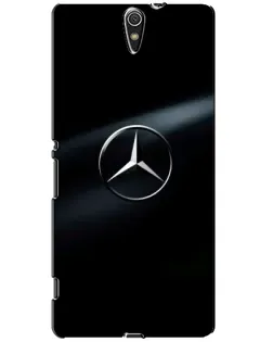 Чехол для Sony Xperia C5 Ultra (E5533, E5563, E5506, E5553) с картинкой «Mercedes на металле»