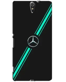 Чехол для Sony Xperia C5 Ultra (E5533, E5563, E5506, E5553) с картинкой «Спортивные линии Mercedes»