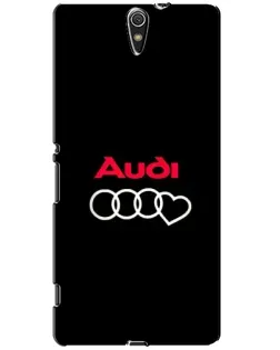 Чохол для Sony Xperia C5 Ultra (E5533, E5563, E5506, E5553) з картинкою «Логотип Audi Heart» Чохол для Sony Xperia C5 Ultra (E5533, E5563, E5506, E5553) з картинкою «Логотип Audi Heart»