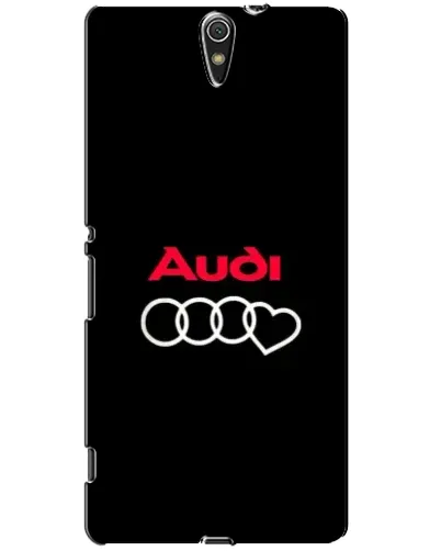 Чехол для Sony Xperia C5 Ultra (E5533, E5563, E5506, E5553) с картинкой «Логотип Audi Heart»
