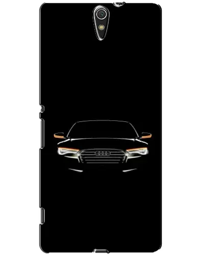 Чехол для Sony Xperia C5 Ultra (E5533, E5563, E5506, E5553) с картинкой «Audi — ночной контур»