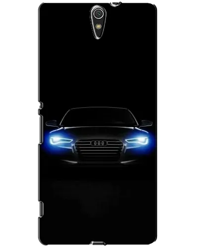 Чехол для Sony Xperia C5 Ultra (E5533, E5563, E5506, E5553) с картинкой «Audi в неоне»