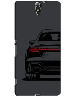 Чехол для Sony Xperia C5 Ultra (E5533, E5563, E5506, E5553) с картинкой «Задняя часть Audi — арт»