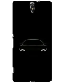 Чехол для Sony Xperia C5 Ultra (E5533, E5563, E5506, E5553) с картинкой «Взгляд Audi в темноте»