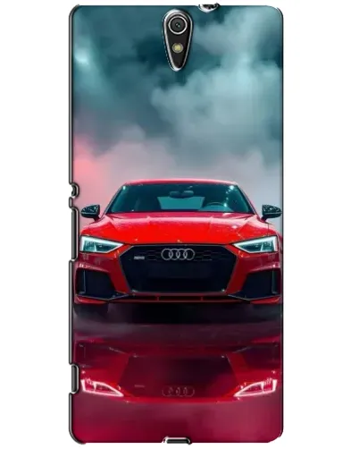 Чехол для Sony Xperia C5 Ultra (E5533, E5563, E5506, E5553) с картинкой «Audi RS — красный стиль»