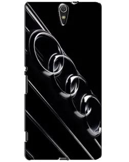 Чехол для Sony Xperia C5 Ultra (E5533, E5563, E5506, E5553) с картинкой «Audi — абстрактные кольца»
