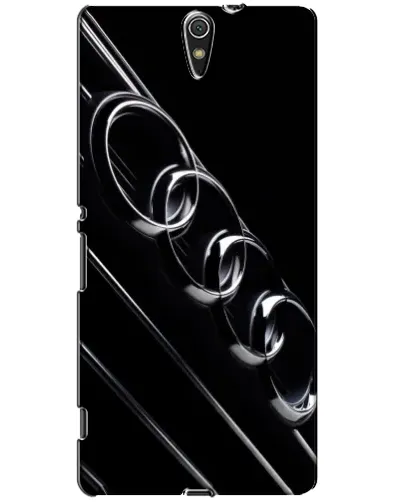 Чехол для Sony Xperia C5 Ultra (E5533, E5563, E5506, E5553) с картинкой «Audi — абстрактные кольца»