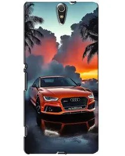 Чехол для Sony Xperia C5 Ultra (E5533, E5563, E5506, E5553) с картинкой «Audi — закат»