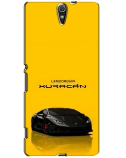 Чехол для Sony Xperia C5 Ultra (E5533, E5563, E5506, E5553) с картинкой «Lamborghini Huracan черный»