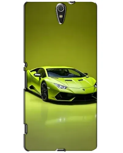Чехол для Sony Xperia C5 Ultra (E5533, E5563, E5506, E5553) с картинкой «Салатовый Lamborghini Huracan»