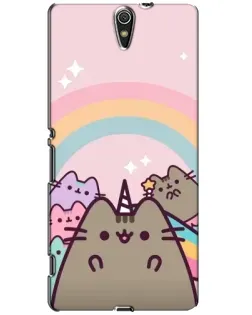 Чехол для Sony Xperia C5 Ultra (E5533, E5563, E5506, E5553) с картинкой «Единорог Pusheen»