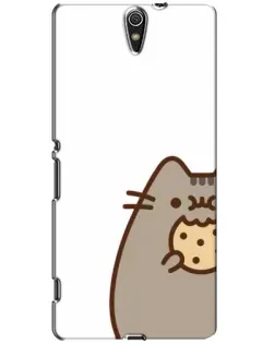Чехол для Sony Xperia C5 Ultra (E5533, E5563, E5506, E5553) с картинкой «Пушин с печеньем»