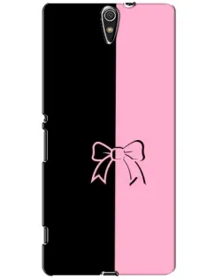 Чехол для Sony Xperia C5 Ultra (E5533, E5563, E5506, E5553) с картинкой «Половинки банта»