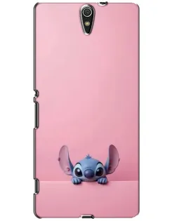 Чехол для Sony Xperia C5 Ultra (E5533, E5563, E5506, E5553) с картинкой «Stitch выглядывает»