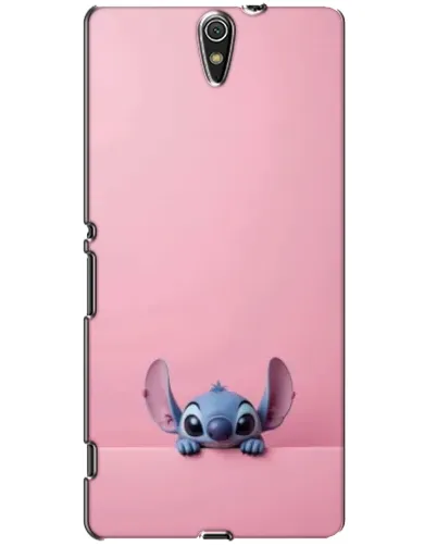 Чехол для Sony Xperia C5 Ultra (E5533, E5563, E5506, E5553) с картинкой «Stitch выглядывает»