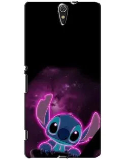 Чехол для Sony Xperia C5 Ultra (E5533, E5563, E5506, E5553) с картинкой «Неоновый Stitch»