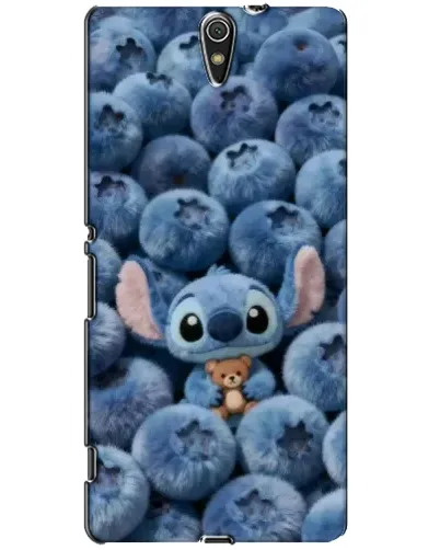 Чехол для Sony Xperia C5 Ultra (E5533, E5563, E5506, E5553) с картинкой «Стич и голубика»