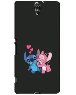 Чехол для Sony Xperia C5 Ultra (E5533, E5563, E5506, E5553) с картинкой «Анжел целует Стича»