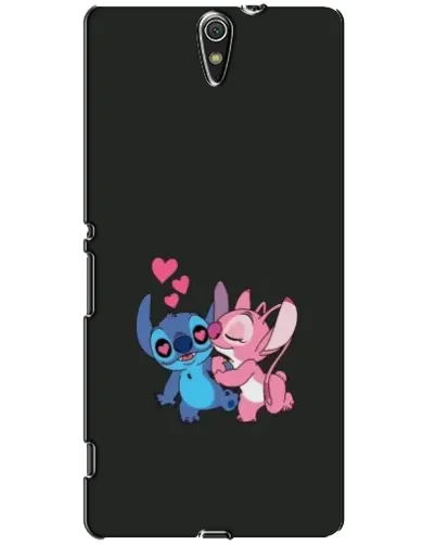 Чехол для Sony Xperia C5 Ultra (E5533, E5563, E5506, E5553) с картинкой «Анжел целует Стича»
