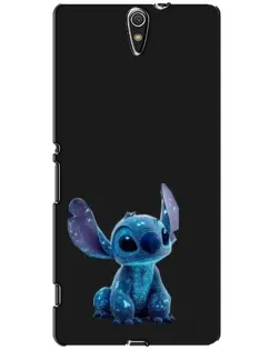 Чехол для Sony Xperia C5 Ultra (E5533, E5563, E5506, E5553) с картинкой «Стич на черном»