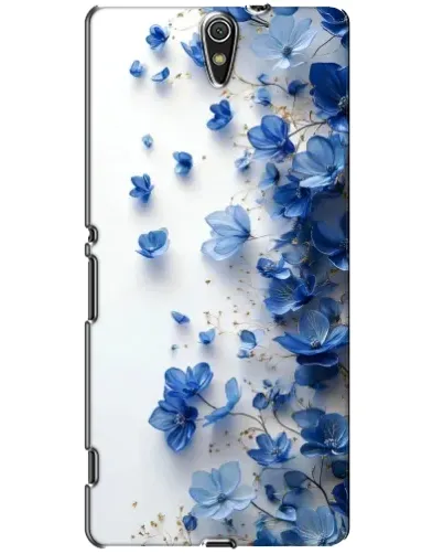 Чехол для Sony Xperia C5 Ultra (E5533, E5563, E5506, E5553) с картинкой «Голубой цветочный каскад» Чехол для Sony Xperia C5 Ultra (E5533, E5563, E5506, E5553) с картинкой «Голубой цветочный каскад»