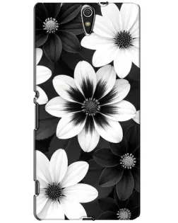 Чехол для Sony Xperia C5 Ultra (E5533, E5563, E5506, E5553) с картинкой «Монохромные астры» Чехол для Sony Xperia C5 Ultra (E5533, E5563, E5506, E5553) с картинкой «Монохромные астры»