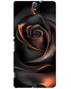 Чехол для Sony Xperia C5 Ultra (E5533, E5563, E5506, E5553) с картинкой «Шелковая черная роза» Чехол для Sony Xperia C5 Ultra (E5533, E5563, E5506, E5553) с картинкой «Шелковая черная роза»