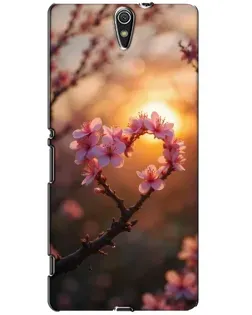 Чехол для Sony Xperia C5 Ultra (E5533, E5563, E5506, E5553) с картинкой «Розовый цвет сердце на фоне заката» Чехол для Sony Xperia C5 Ultra (E5533, E5563, E5506, E5553) с картинкой «Розовый цвет сердце на фоне заката»