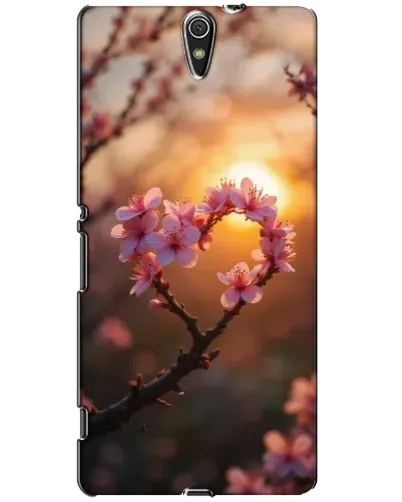 Чехол для Sony Xperia C5 Ultra (E5533, E5563, E5506, E5553) с картинкой «Розовый цвет сердце на фоне заката» Чехол для Sony Xperia C5 Ultra (E5533, E5563, E5506, E5553) с картинкой «Розовый цвет сердце на фоне заката»