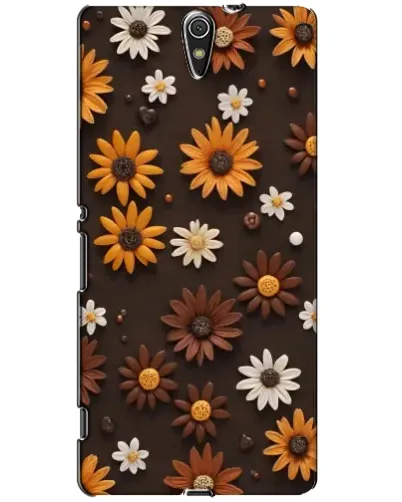 Чехол для Sony Xperia C5 Ultra (E5533, E5563, E5506, E5553) с картинкой «Узор из маленьких подсолнухов» Чехол для Sony Xperia C5 Ultra (E5533, E5563, E5506, E5553) с картинкой «Узор из маленьких подсолнухов»