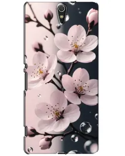 Чехол для Sony Xperia C5 Ultra (E5533, E5563, E5506, E5553) с картинкой «Нежная сакура и капли» Чехол для Sony Xperia C5 Ultra (E5533, E5563, E5506, E5553) с картинкой «Нежная сакура и капли»