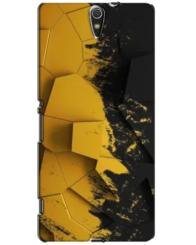 Чехол для Sony Xperia C5 Ultra (E5533, E5563, E5506, E5553) с картинкой «Золотые осколки геометрии» Чехол для Sony Xperia C5 Ultra (E5533, E5563, E5506, E5553) с картинкой «Золотые осколки геометрии»