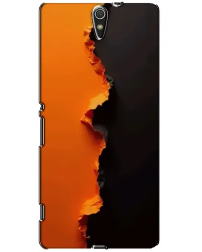 Чехол для Sony Xperia C5 Ultra (E5533, E5563, E5506, E5553) с картинкой «Оранжевый разлом» Чехол для Sony Xperia C5 Ultra (E5533, E5563, E5506, E5553) с картинкой «Оранжевый разлом»
