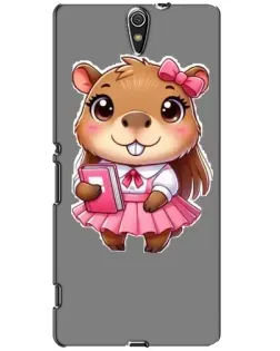 Чехол для Sony Xperia C5 Ultra (E5533, E5563, E5506, E5553) с картинкой «Девочка капибара» Чехол для Sony Xperia C5 Ultra (E5533, E5563, E5506, E5553) с картинкой «Девочка капибара»