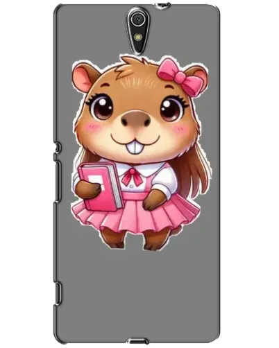 Чехол для Sony Xperia C5 Ultra (E5533, E5563, E5506, E5553) с картинкой «Девочка капибара» Чехол для Sony Xperia C5 Ultra (E5533, E5563, E5506, E5553) с картинкой «Девочка капибара»