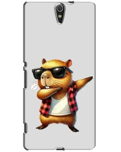 Чехол для Sony Xperia C5 Ultra (E5533, E5563, E5506, E5553) с картинкой «Капибара рэпер даб» Чехол для Sony Xperia C5 Ultra (E5533, E5563, E5506, E5553) с картинкой «Капибара рэпер даб»